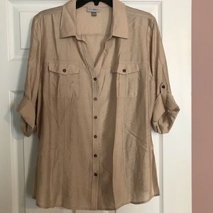 NEW “Dressbarn” 3/4 Sleeve Shirt